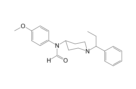 N-4-Methoxyphenyl-N-[1-(1-phenylpropyl)piperidin-4-yl]formamide