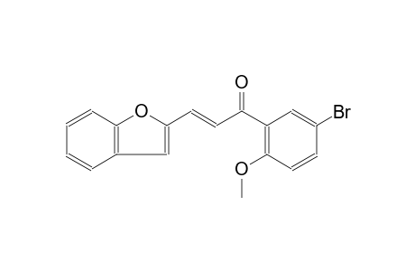 (2E)-3-(1-benzofuran-2-yl)-1-(5-bromo-2-methoxyphenyl)-2-propen-1-one