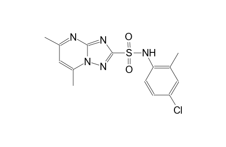 N-(4-chloro-2-methylphenyl)-5,7-dimethyl[1,2,4]triazolo[1,5-a]pyrimidine-2-sulfonamide