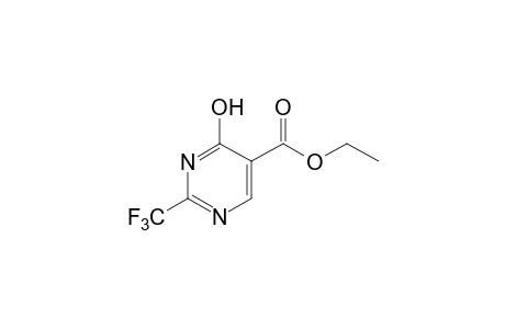 4-hydroxy-2-trifluoromethyl-5-pyrimidine carboxylic acid, ethyl ester