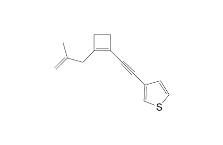 3-((2-(2-Methylallyl)cyclobut-1-en-1-yl)ethynyl)thiophene