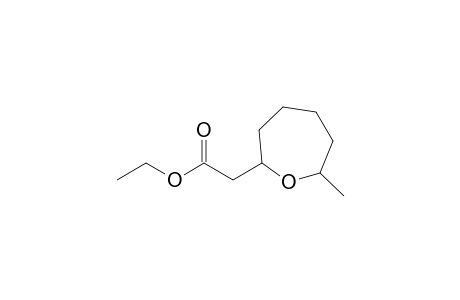 2-(7-Methyl-2-oxepanyl)acetic acid ethyl ester