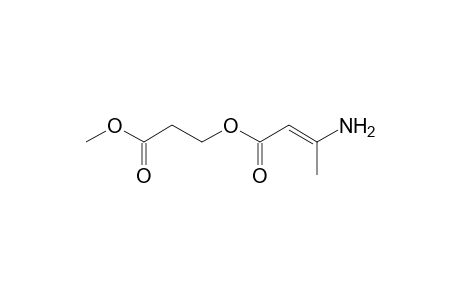 Methyl 3-amino-2-butenyl propanedioate