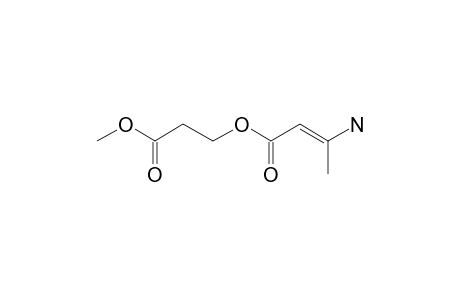 Methyl 3-amino-2-butenyl propanedioate