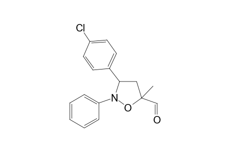 (rac-5-methyl-3-(4-chloro-phenyl)-2-phenyl-isoxazoline-5-carbaldehyde)
