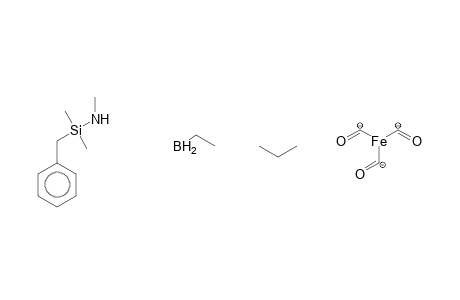 IRON, TRICARBONYL[(3,4-.ETA.)-4,5-DIETHYL-1,2,2-TRIMETHYL-3-PHENYL-1-AZA-2-SILA-5-BORABICYCLOPENT-3-ENE-B5,N1]-