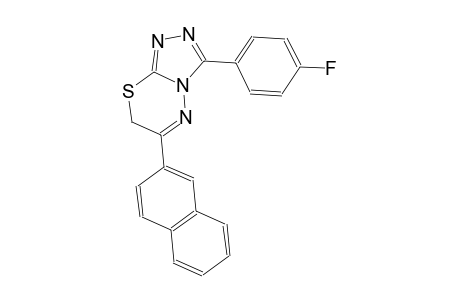 3-(4-fluorophenyl)-6-(2-naphthyl)-7H-[1,2,4]triazolo[3,4-b][1,3,4]thiadiazine