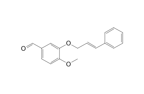 3-[(E)-cinnamyl]oxy-4-methoxy-benzaldehyde