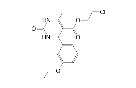 2-chloroethyl 4-(3-ethoxyphenyl)-6-methyl-2-oxo-1,2,3,4-tetrahydro-5-pyrimidinecarboxylate