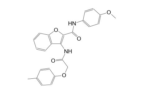 2-benzofurancarboxamide, N-(4-methoxyphenyl)-3-[[(4-methylphenoxy)acetyl]amino]-