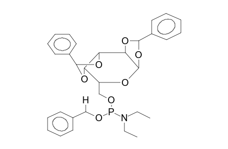BENZYL(1,2;3,4-DIBENZYLIDENE-ALPHA-D-GALACTOPYRANOSO-6)DIETHYLAMIDOPHOSPHITE