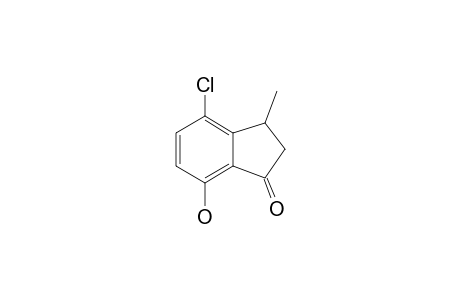 4-Chloro-7-hydroxy-3-methyl-1-indanone