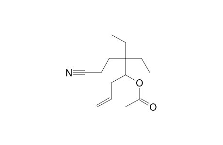 (7-cyano-5,5-diethyl-hept-1-en-4-yl) ethanoate