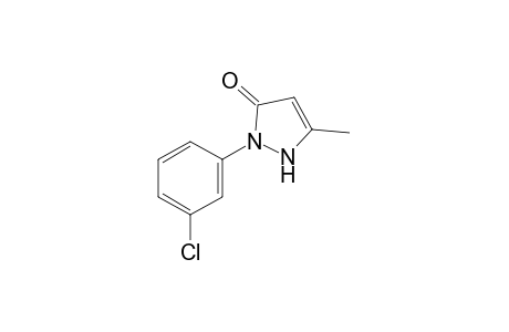 1-(m-chlorophenyl)-3-methyl-2-pyrazolin-5-one