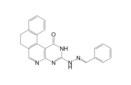 3-(2-Benzylidenehydrazinyl)-7,8-dihydrobenzo[f]pyrimido[4,5-c]isoquinolin-1(2H)-one