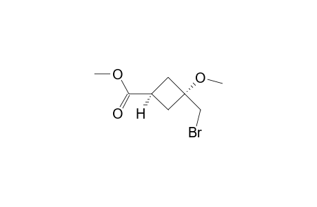 METHYL_TRANS-3-BROMOMETHYL-3-METHOXYCYCLOBUTANE-1-CARBOXYLATE