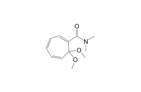 N,N-Dimethyl-7,7-dimethoxycyclohepta-1,3,5-triene-1-carboxamide