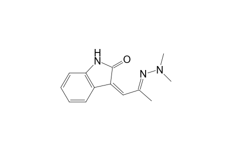 2H-Indol-2-one, 3-[2-(dimethylhydrazono)propylidene]-1,3-dihydro-