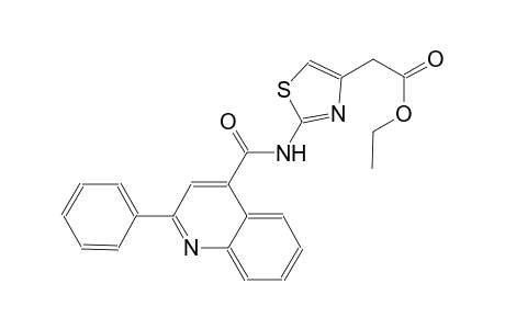 ethyl (2-{[(2-phenyl-4-quinolinyl)carbonyl]amino}-1,3-thiazol-4-yl)acetate