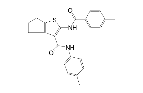 2-[(4-methylbenzoyl)amino]-N-(4-methylphenyl)-5,6-dihydro-4H-cyclopenta[b]thiophene-3-carboxamide