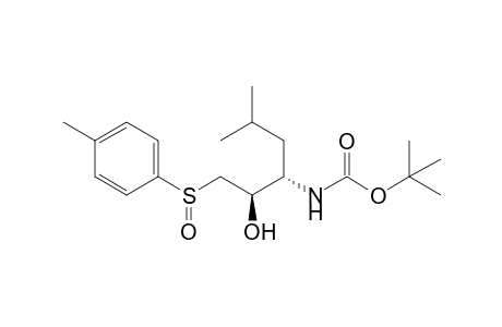 (2R,3S,Rs)-N-(tert-Butoxycarbonyl)-3-amino-5-methyl-1-[(4-methylphenyl)sulfinyl]-2-hexanol