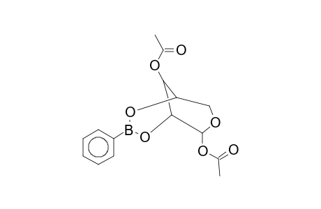 alpha-D-RIBOPYRANOSE, CYCLIC 2,4-(PHENYLBORONATE) 1,3-DIACETATE
