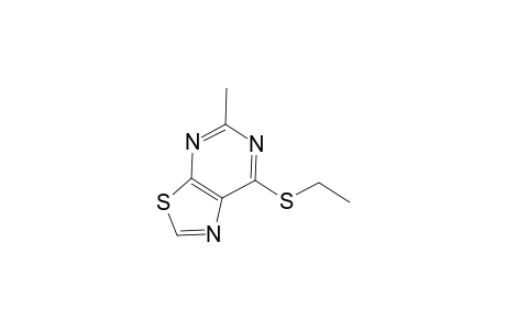 Thiazolo[5,4-d]pyrimidine, 7-(ethylthio)-5-methyl-