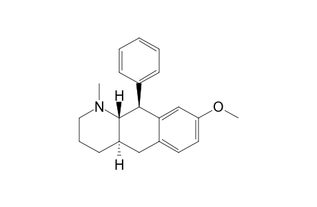 Benzo[g]quinoline, 1,2,3,4,4a,5,10,10a-octahydro-8-methoxy-1-methyl-10-phenyl-, (4a.alpha.,10.beta.,10a.beta.)-(.+-.)-