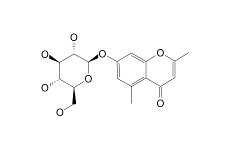 2,5-DIMETHYL-CHROMONE-7-O-BETA-D-GLUCOPYRANOSIDE