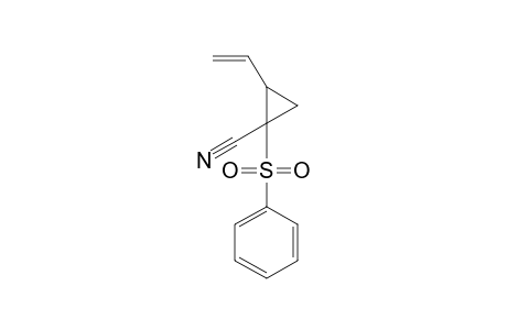 1-(benzenesulfonyl)-2-ethenyl-1-cyclopropanecarbonitrile