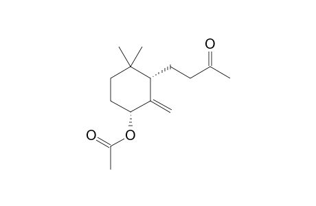 (-)-(4R,6S)-4-Acetoxy-.gamma.-dihydroionone