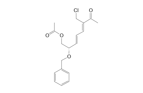(3Z,5E)-8-O-ACETYL-7-O-BENZYL-3-CHLOROMETHYL-1,3,4,5,6-PENTADEOXY-D-GLYCERO-OCTERT-3,5-DIENE-2-ULOSE