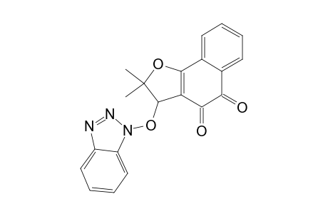 3-[(1H-BENZO-[D]-[1,2,3]-TRIAZOL-1-YL)-OXY]-2,2-DIMETHYL-2,3-DIHYDRONAPHTHO-[1,2-B]-FURAN-4,5-DIONE