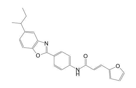 2-propenamide, 3-(2-furanyl)-N-[4-[5-(1-methylpropyl)-2-benzoxazolyl]phenyl]-, (2E)-