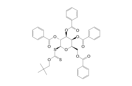 benzoic acid [(2R,3S,4S,5R,6S)-3,5-bis(benzoyloxy)-2-(benzoyloxymethyl)-6-(neopentyloxycarbothioylthio)tetrahydropyran-4-yl] ester