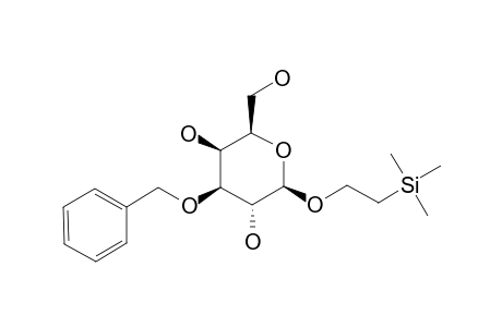 2-(TRIMETHYLSILYL)-ETHYL-3-O-BENZYL-BETA-D-GALACTOPYRANOSIDE