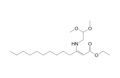 Ethyl 3-[(2,2-Dimethoxyethyl)amino]tridec-2-enoate