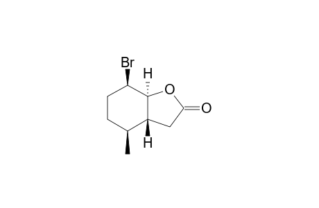 2-BROMO-5-METHYL-9-OXABICYCLO-[4.3.0]-NONAN-8-ONE