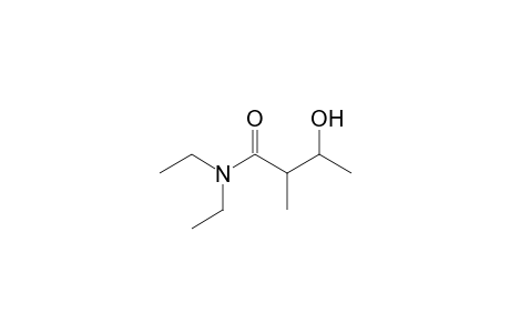 erythro-N,N-diethyl-3-hydroxy-2-methylbutanamide