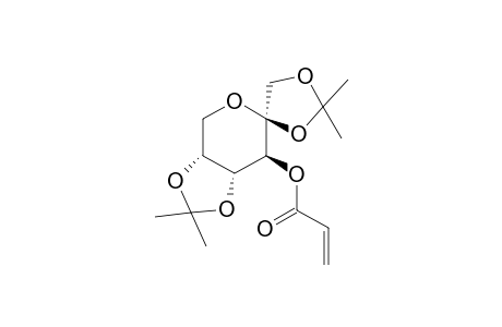 [4,5-(Isopropylidenedioxy)tetrahydropyran-2-spiro-4'-(2',2'-dimethyl-1',3'-dioxalane)]-3-yl acrylate