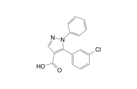 5-(3-Chlorophenyl)-1-phenyl-1H-pyrazole-4-carboxylic Acid
