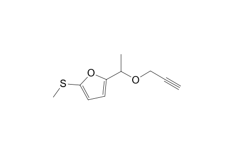 2-(methylthio)-5-(1-prop-2-ynoxyethyl)furan