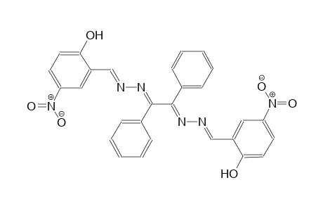 benzaldehyde, 2-hydroxy-5-nitro-, [(E,2E)-2-[(2E)-2-[(2-hydroxy-5-nitrophenyl)methylene]hydrazono]-1,2-diphenylethylidene]hydrazone