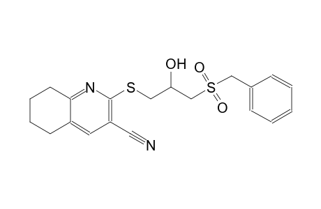3-quinolinecarbonitrile, 5,6,7,8-tetrahydro-2-[[2-hydroxy-3-[(phenylmethyl)sulfonyl]propyl]thio]-
