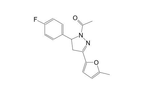 1-acetyl-5-(4-fluorophenyl)-3-(5-methyl-2-furyl)-4,5-dihydro-1H-pyrazole