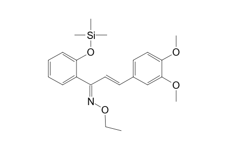 Chalcone <2,3-dimethoxy-2'-hydroxy-> ethoxime, mono-TMS, isomer 1