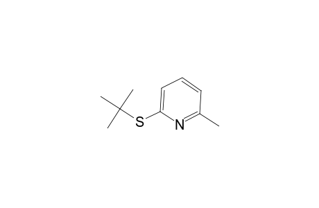 2-Picoline, 6-(tert-butylthio)-