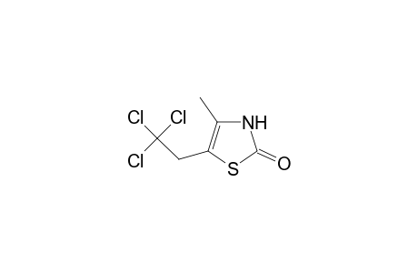 4-Methyl-5-(2,2,2-trichloroethyl)-1,3-thiazol-2(3H)-one