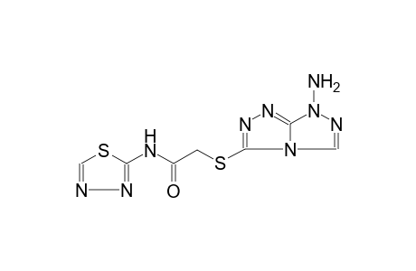 acetamide, 2-[(1-amino-1H-[1,2,4]triazolo[3,4-c][1,2,4]triazol-5-yl)thio]-N-(1,3,4-thiadiazol-2-yl)-
