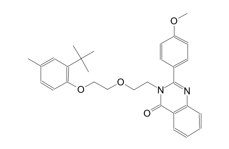 3-{2-[2-(2-tert-butyl-4-methylphenoxy)ethoxy]ethyl}-2-(4-methoxyphenyl)-4(3H)-quinazolinone